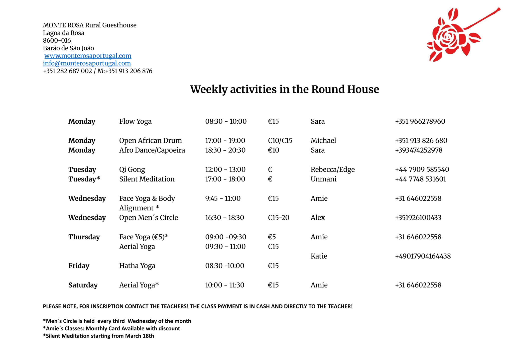 Activities Round house