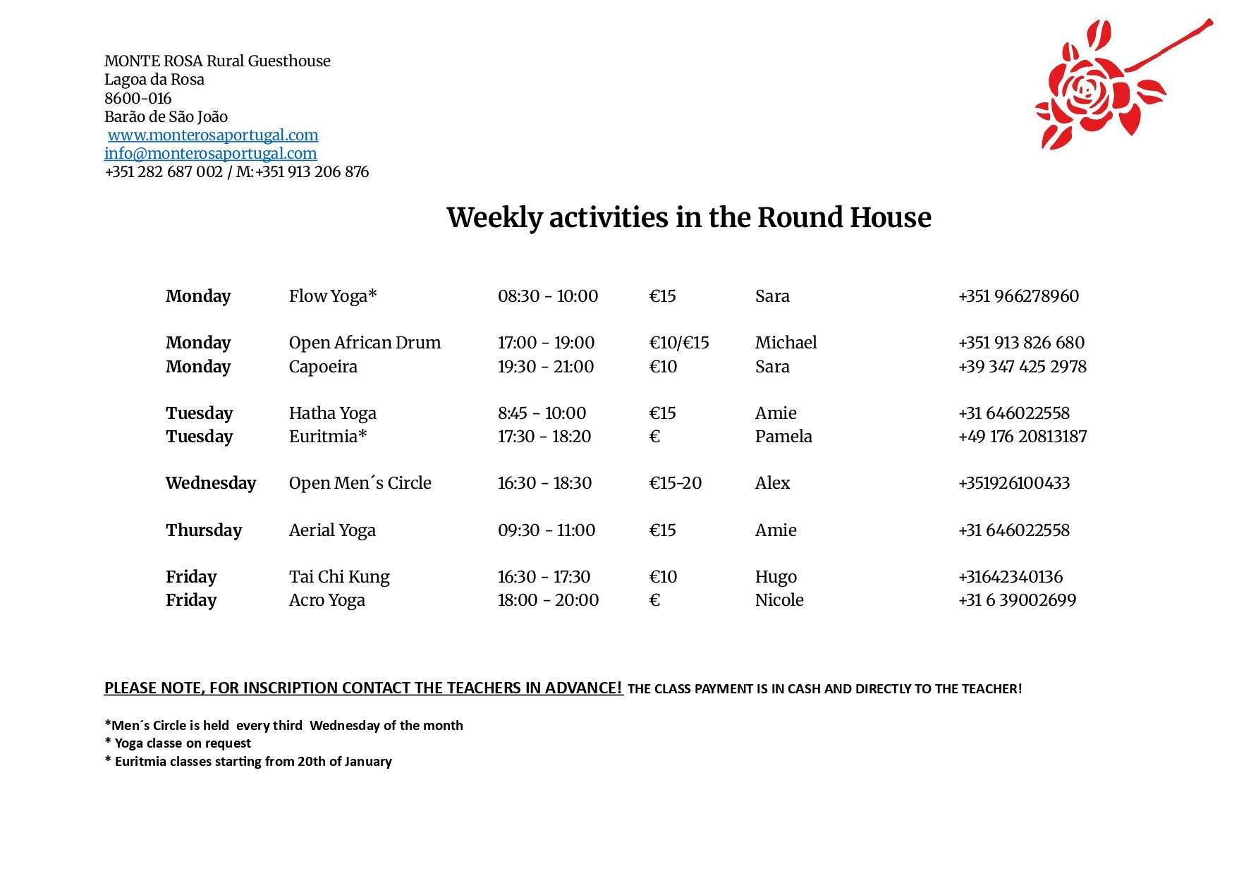 Activities Round house