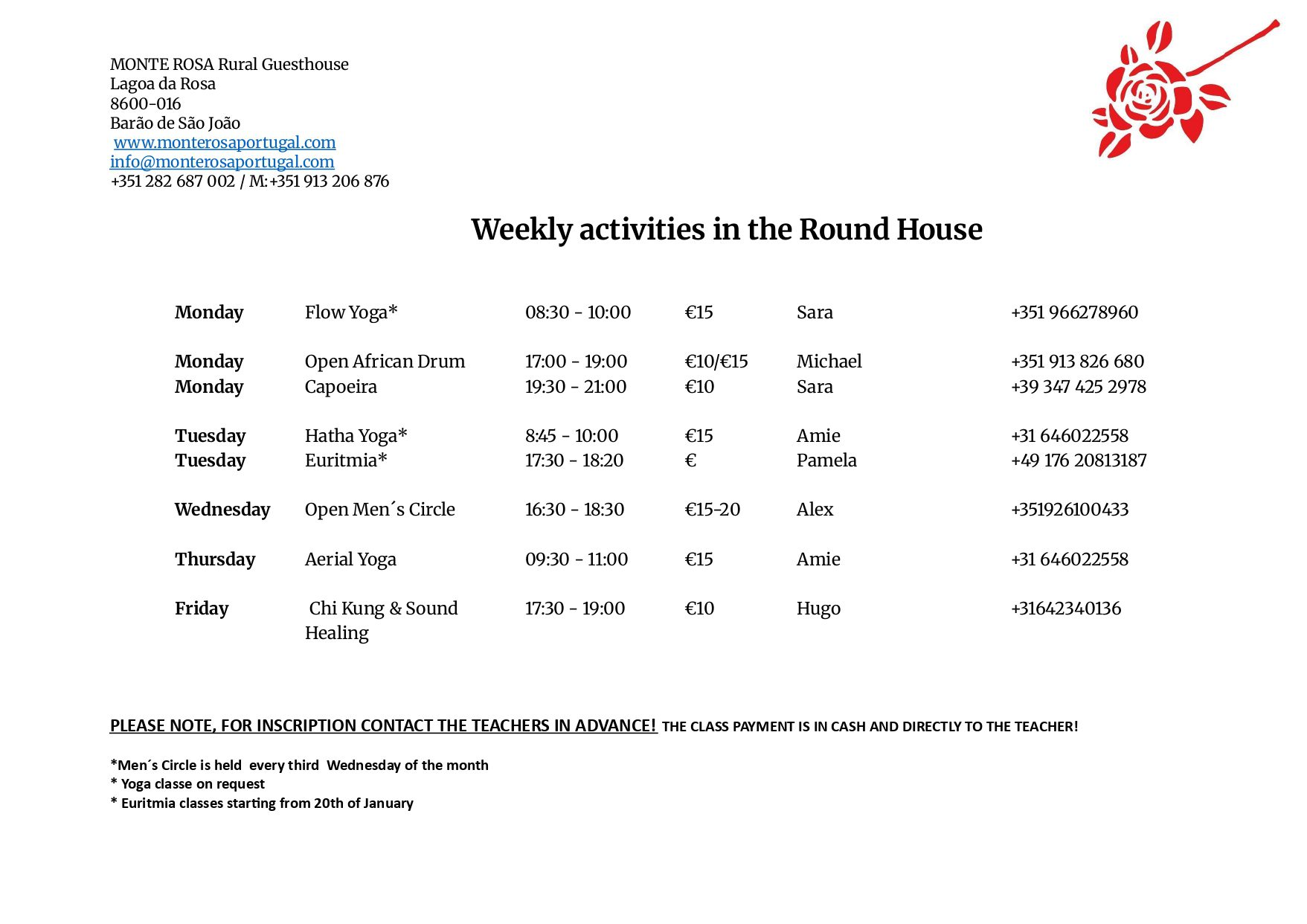 Activities Round house
